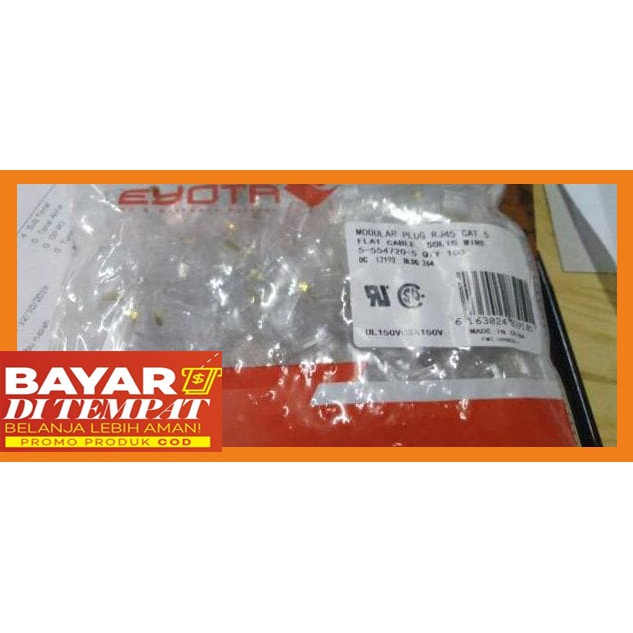 conector rj45 cat 5e eyota original isi 100