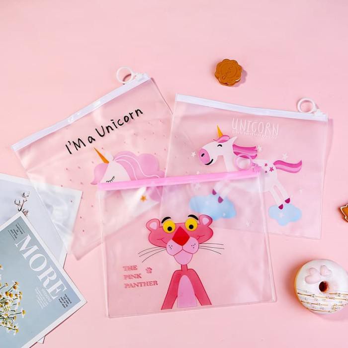 

Tempat Pensil Unicorn Dompet Masker Pink Panther Tas HP Unicorn Murah - Unicorn 3