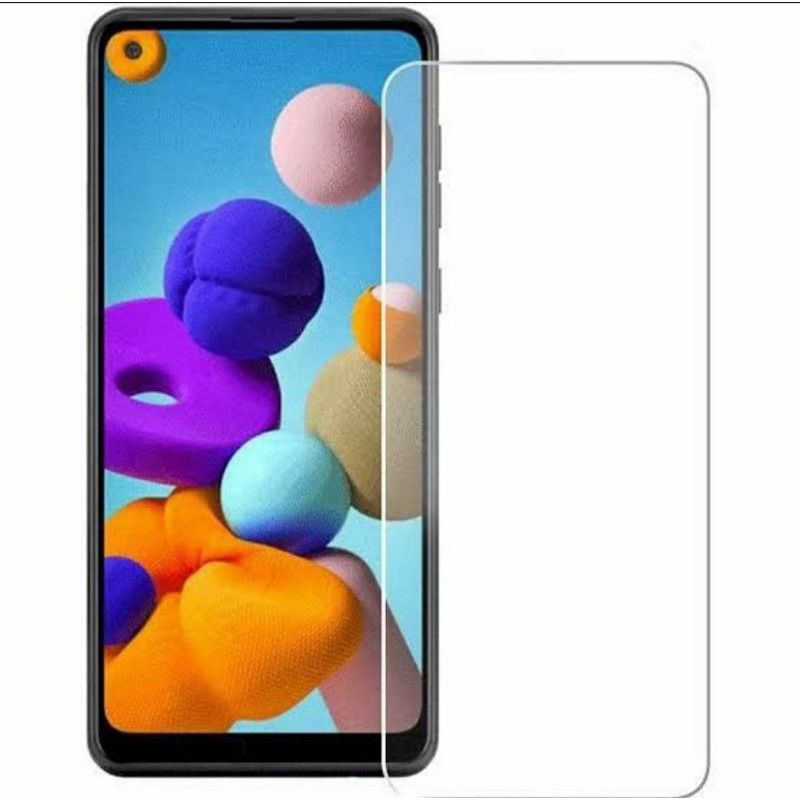 Samsung A20s A21s tempered glass anti gores kaca bening