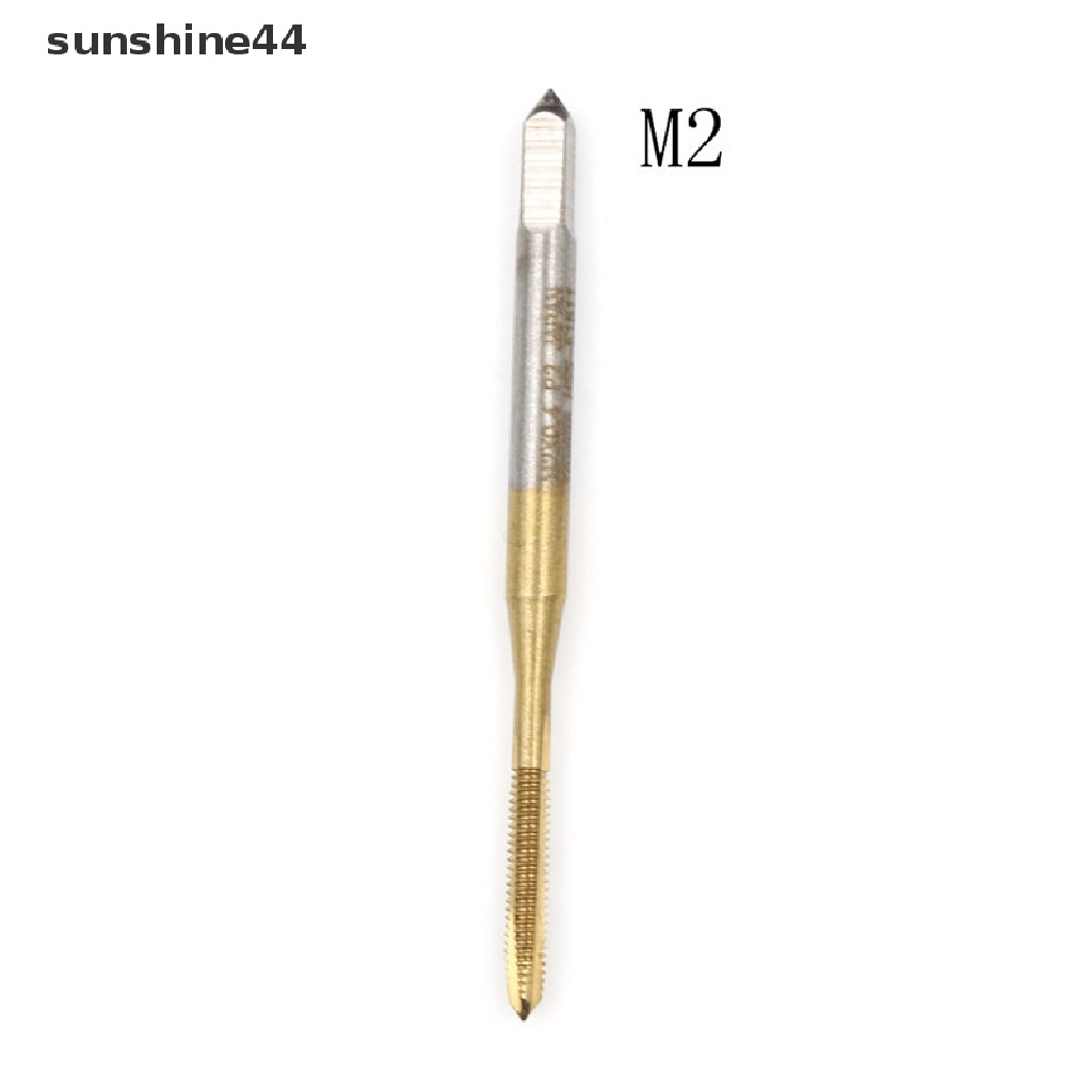 Sunshine M2 / M2.5 / M3 / M3.5 / M4 / M5 / M6 / M8 Metrik Straight Flute Plug Tap