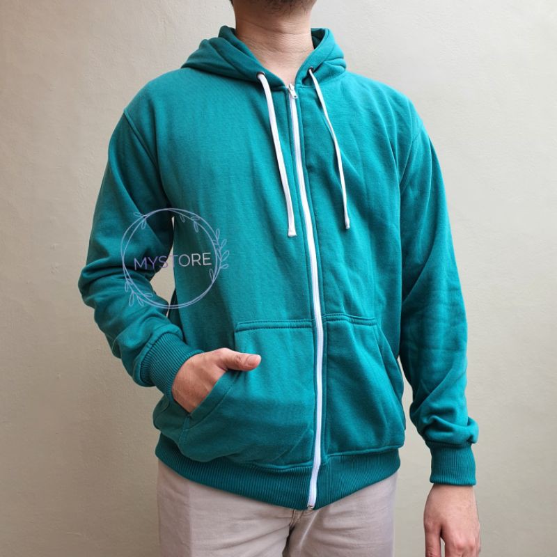 Hoodie Pria Hijau Tosca Size L