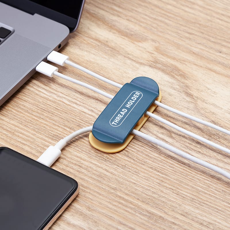 Holder Kabel Gantungan Hook Klip Meja Dinding Cantolan Kait Charger USB