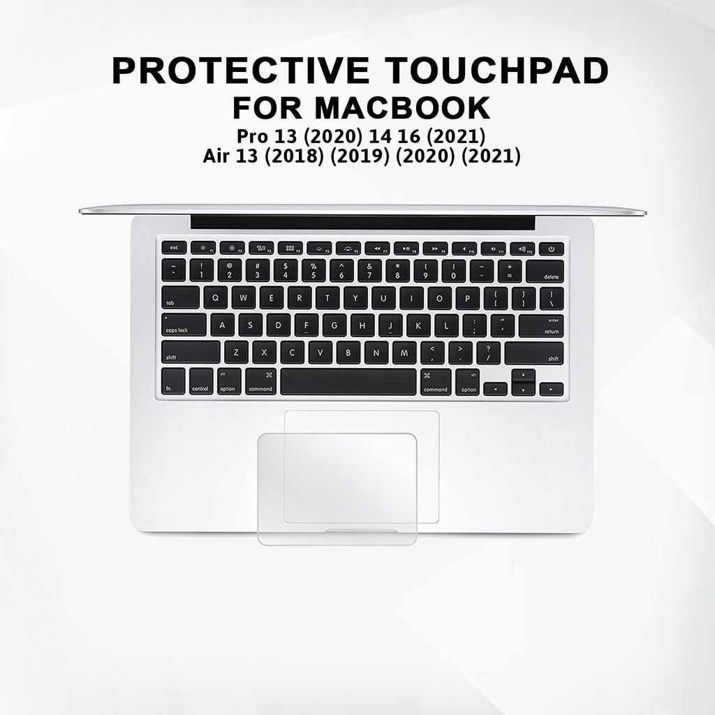 Pelindung Trackpad Protector Track Pad Guard Cover Touchpad Transparant Macbook Air Pro M1 M2 13 14 16  A1932 A2179 A2337 A2251 A2289 A2442 A2485  2015 2016 2017 2018 2019 2020 2021 Clear Bening Premium Murah Anti Gores Minyak