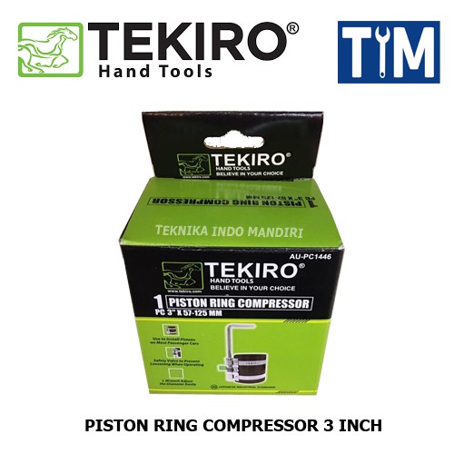 TEKIRO Piston Ring Compressor 3 INCH x 57 - 125 MM