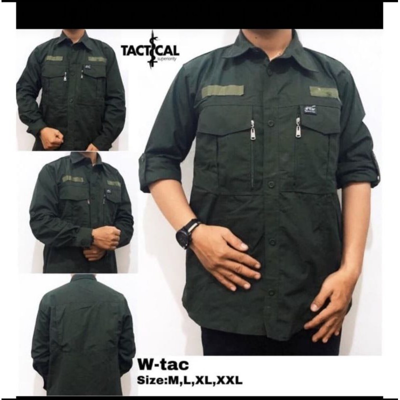 kemeja tactical w-tac