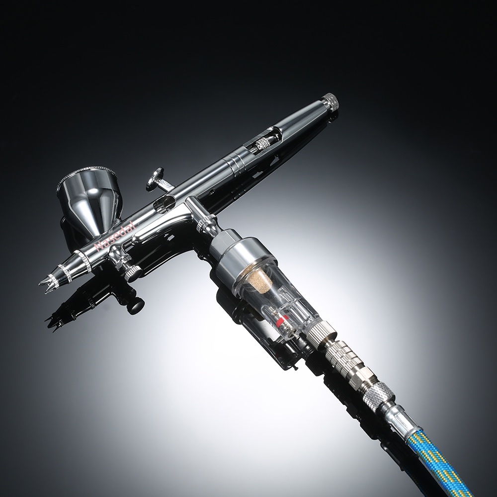 Nasedal Mini Airbrush Spray Gun Gravity Tattoo Nail Art Painting - NT-180K-3