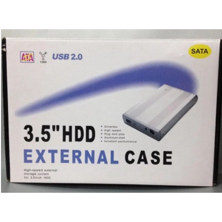 CASE EXTERNAL HARDISK 3.5” SATA USB 2.0 / CASING HARDISK EXTERNAL PC DVR 3.5” inch