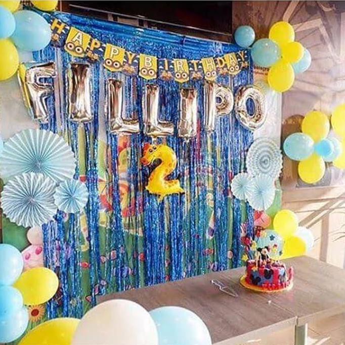 Ready Kekinian Paket Dekor Happy Birthday Minion Hiasan Ulang Tahun Tema Minion