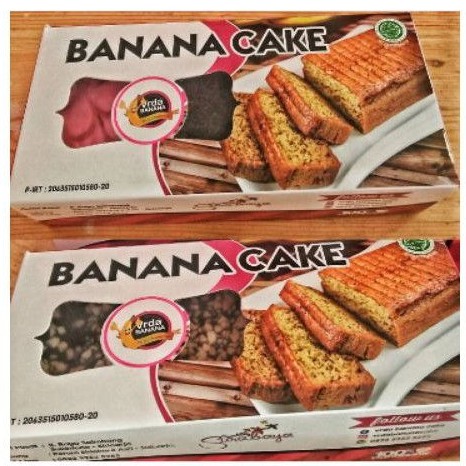 Vrda Banana Cake Kue Pisang Fresh Surabaya