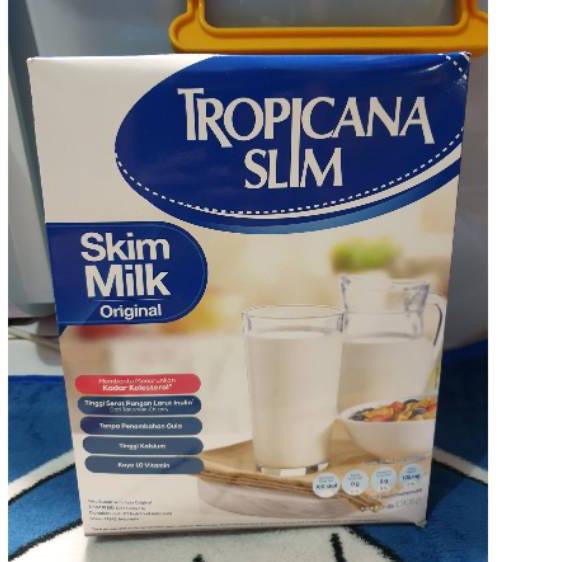 

KODE 77 Susu Skim Milk Tropicana Slim 1000gr Original Plain Diet Tanpa Gula Diabetes TERLAKU..!!