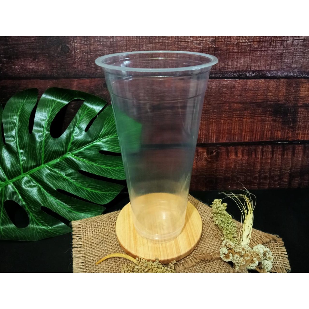 Cup Gelas Plastik Hok Slim Ukuran 18oz isi 25pc