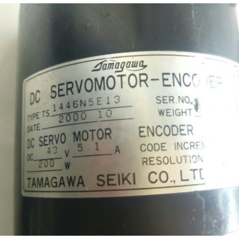 Dc Servo Motor encouder 43V 200W