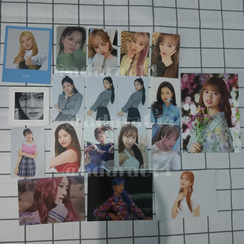 [READY] PHOTOCARD OFFICIAL IZONE YUJIN SPECS ONERIC DIARY 3D