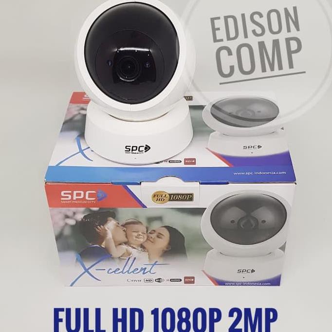 Bisa COD CCTV Wifi IP Cam SPC Xcellent FULL HD 1080P 2MegaPixel GARANSI RESMI