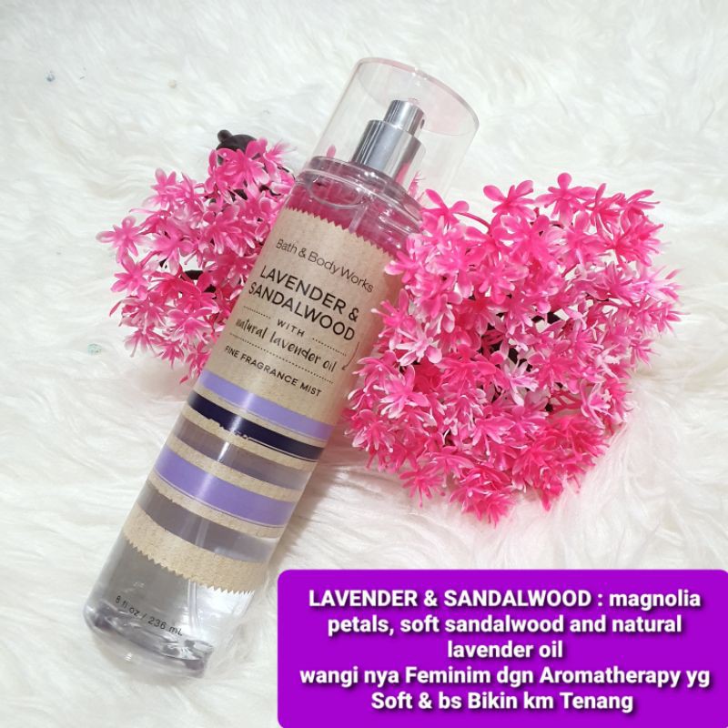 BBW BATH AND BODY WORKS LAVENDER AND SANDALWOOD 236ML