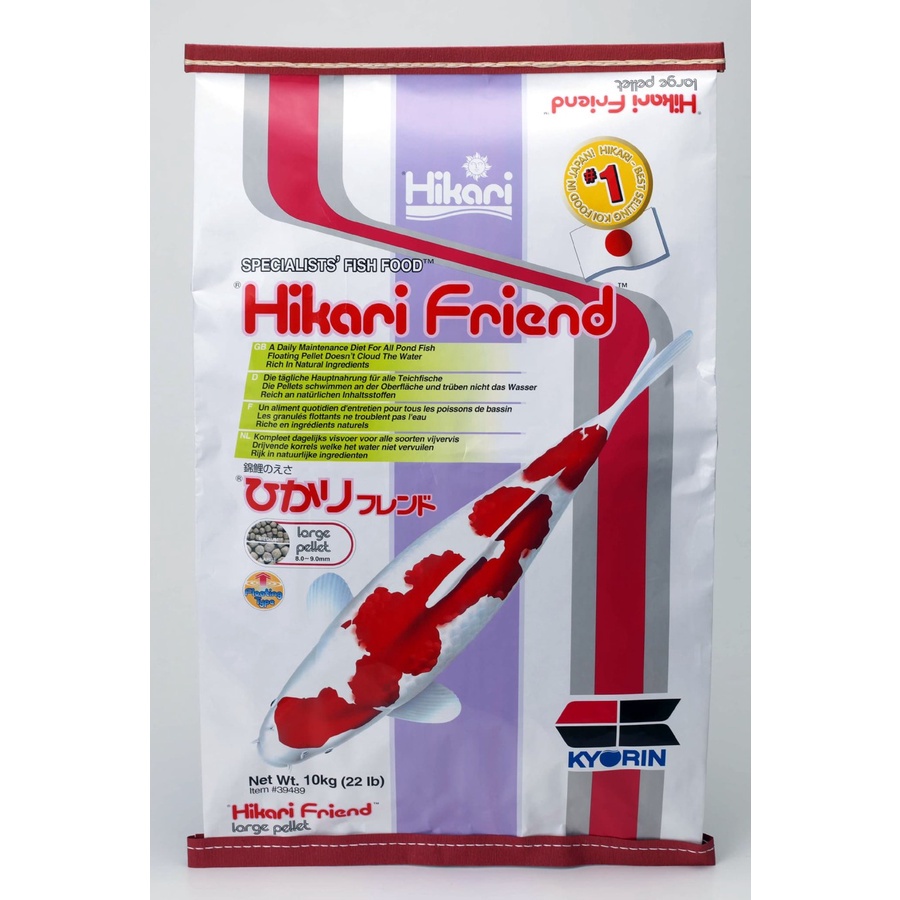 Hikari Friend L Large 10kg 10 kg Pakan Makanan Pellet Pelet Ikan Koi