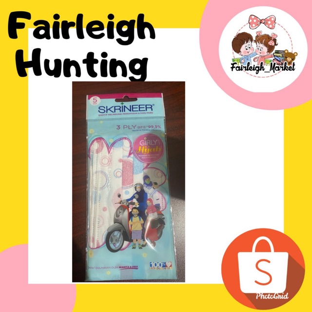 Masker skinner hijab 3ply