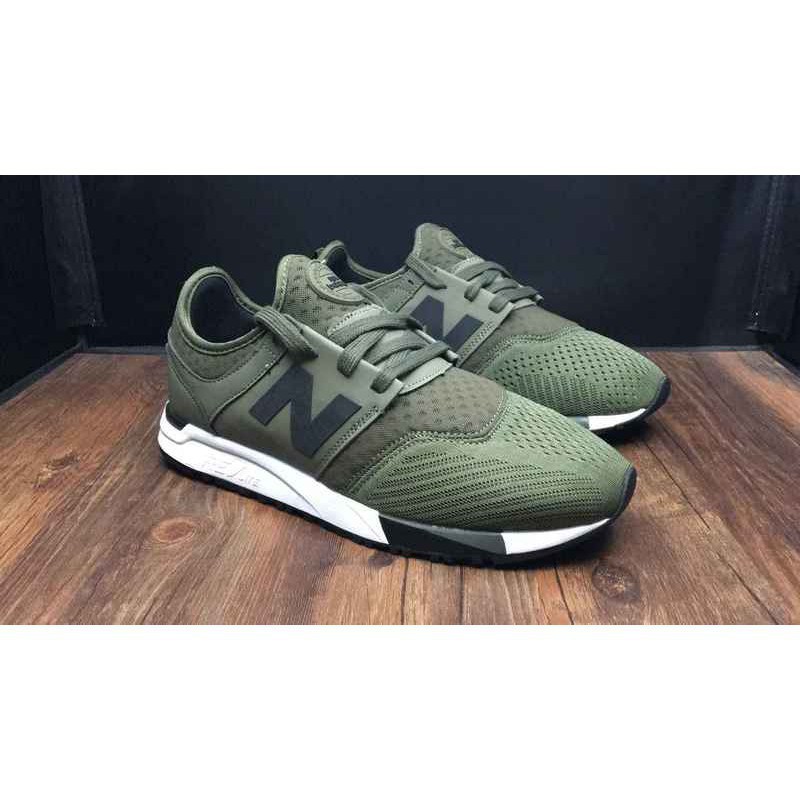 new balance green running shoes