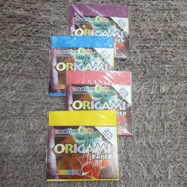 

Origami Crowning ukuran 10x10 isi 10pak