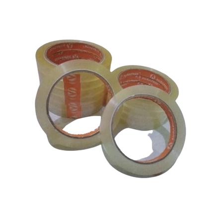 

Isolasi bening / Solatip bening / Lakban solatip 0,5 inchi 60 meter merk Aurapack lengket