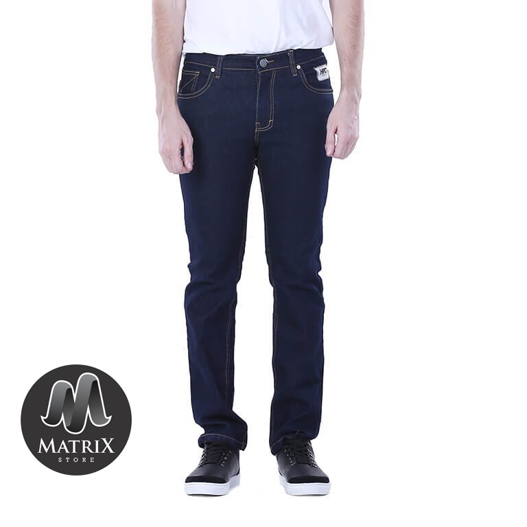 Celana Jeans Pria Panjang Distro Biru