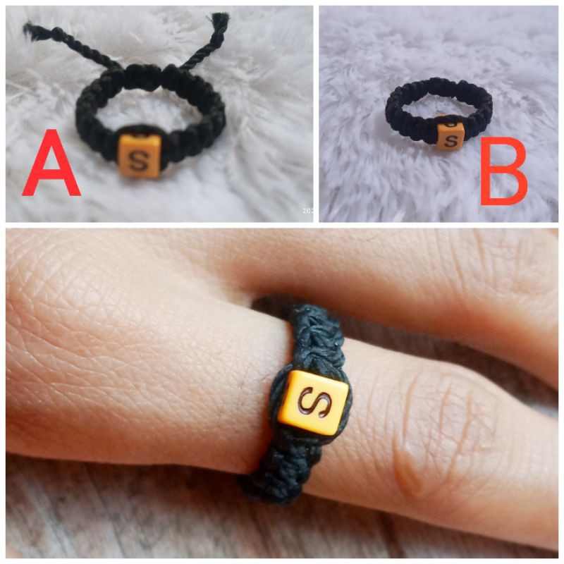 Cincin handmade/ cincin tali Machreme/ cincin tali rajut