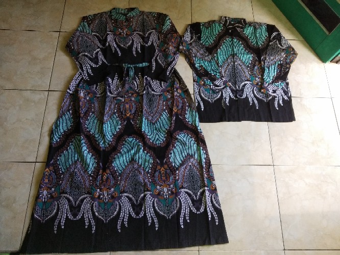 Couple Sarimbit Batik Gamis Jumbo Xxl