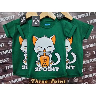 BAJU ANAK PEREMPUAN  THREEPOINT PINK MUDA GAMBAR PANDA 