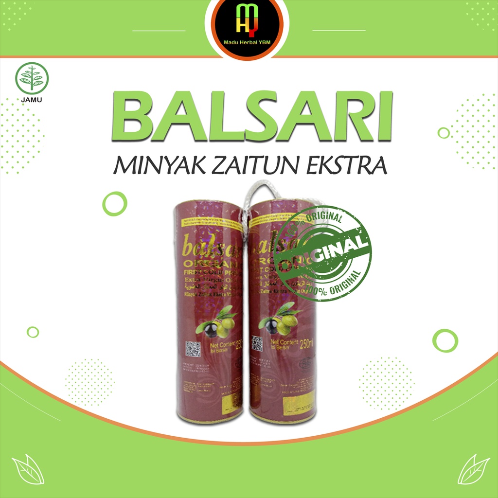 

Minyak Zaitun Extra Virgin - Balsari Organic - Kemasan Premium 250 ml