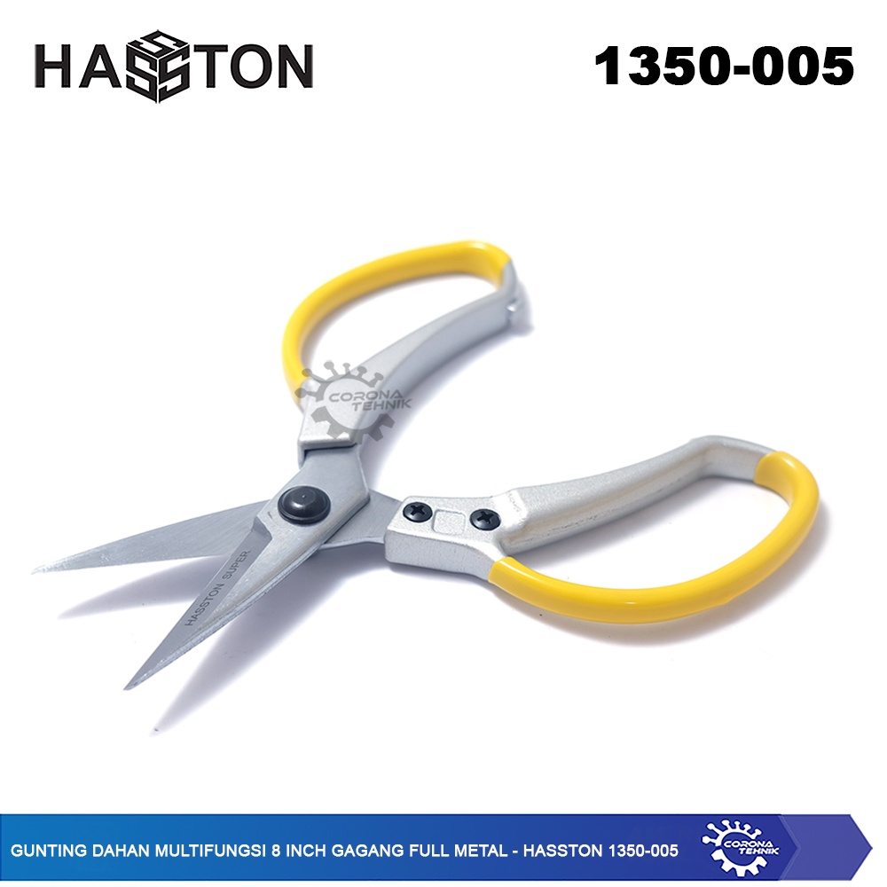 Hasston 1350-005 - Gunting Dahan Multifungsi 8 Inch Gagang Full Metal