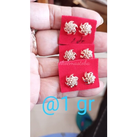 Berlian Medan Anting Kipas 1 gram