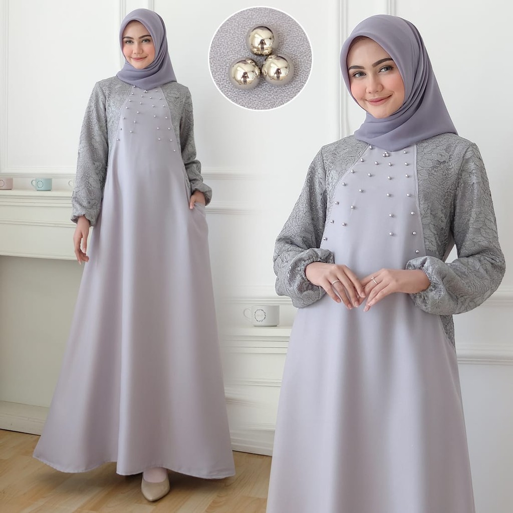 HOPYLOVY - Gamis Maxi Dress Casual Ayyu