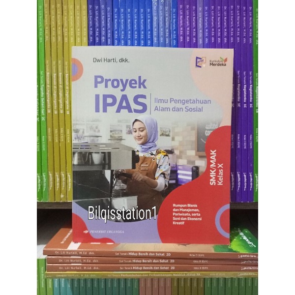 Buku Proyek IPAS Bisnis Kelas 10/X SMK Erlangga Kurikulum Merdeka