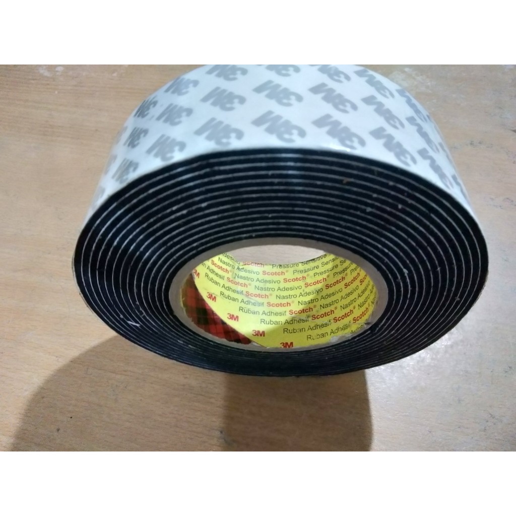 

Single Tape Foam 3M 9080 Hitam uk. 15MMx5M, Tebal= 3MM