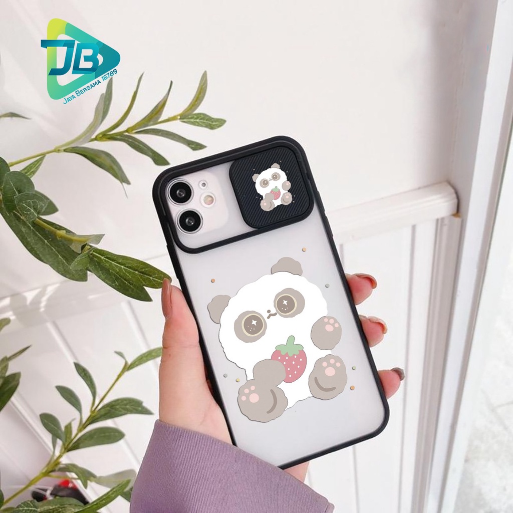 SOFTCASE SLIDE KAMERA PANDA OPPO VIVO SAMSUNG XIAOMI REALME IPHONE ALL TYPE JB4965