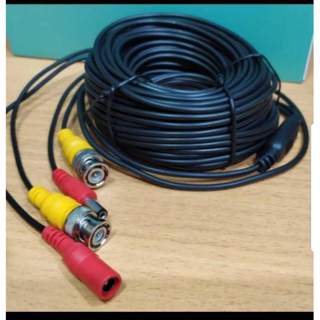 KABEL CCTV JADI 20 METER MURAH ( 2JALUR VIDEO + POWER )