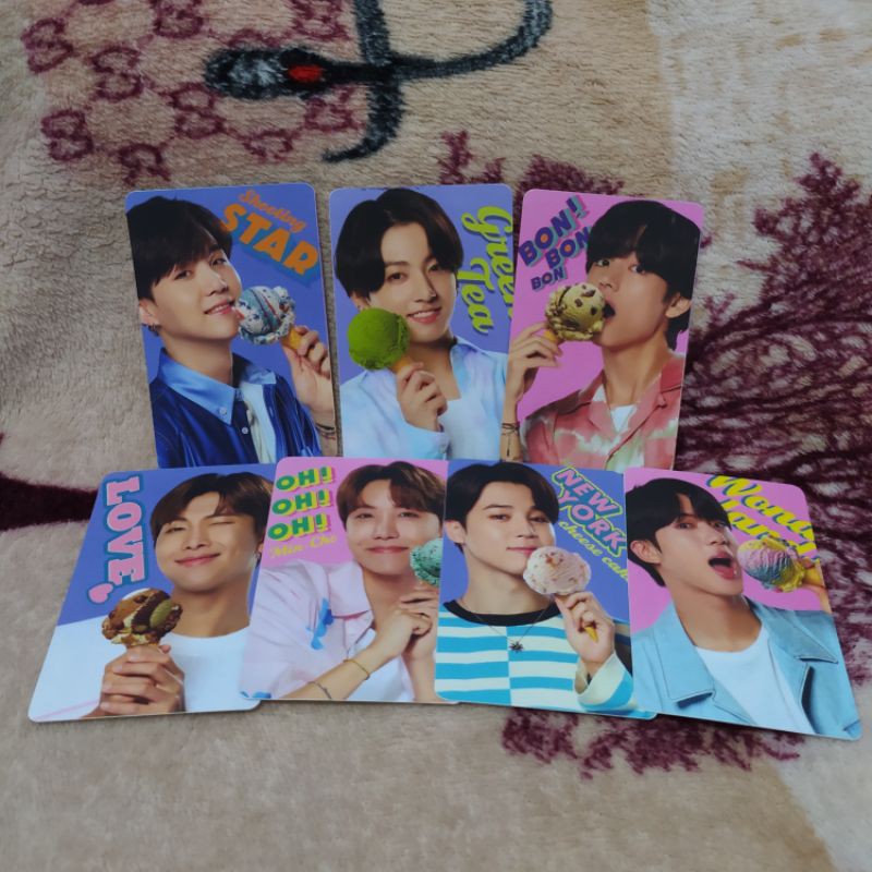 BTS PHOTOCARD BASKIN ROBBIN UNOFFICIAL