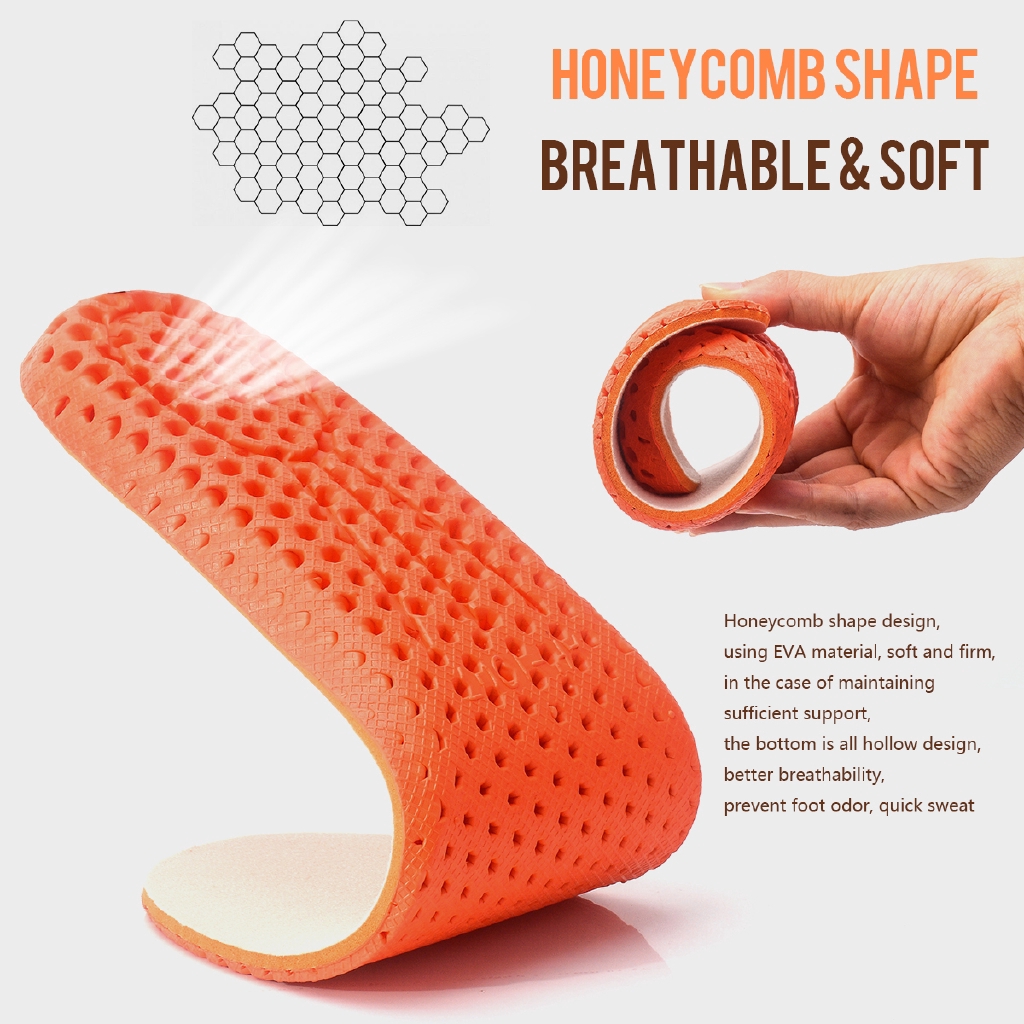 1.5/2.5 cm Tinggi Meningkatkan Sol untuk pria dan wanita Honeycomb sepatu Bernapas