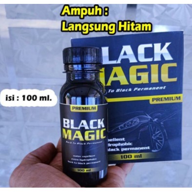 TOP BRANDS Penghitam Motor Mobil Permanen Black Magic Original 100ml