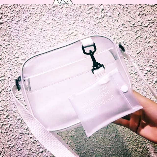 PVC JELLY TRANSPARENT BAG✨
