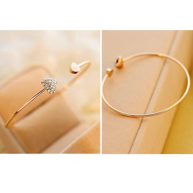 Gelang Bangle Love and Arrow elegant model jepang