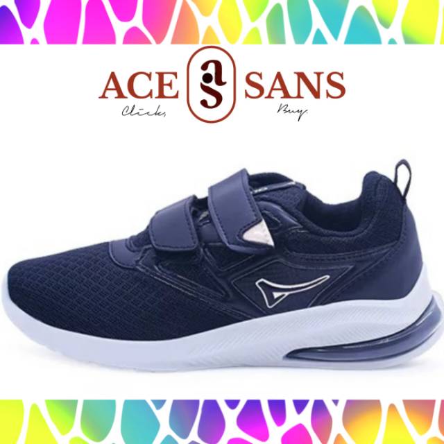 Ardiles Kids Parfait K Sepatu Sneakers - Hitam Putih | Sneakers | Sepatu | Ardiles | Original
