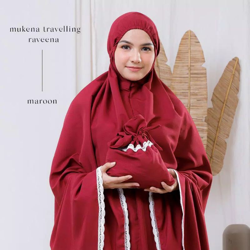 Mukena Traveling raveena katun mikro dewasa