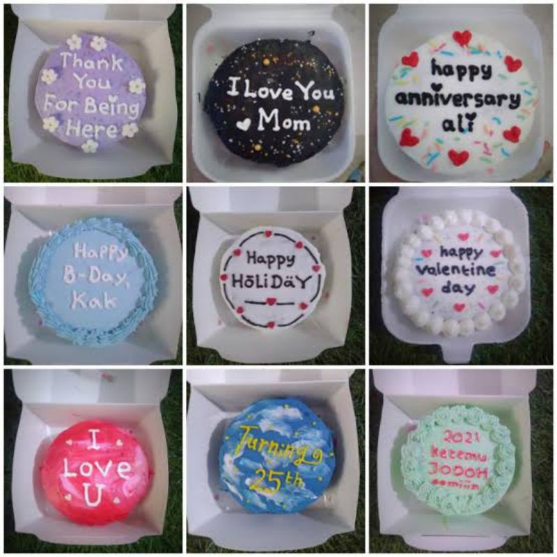 Bento Cake l Korean Lunch Box Cake / Kue ultah