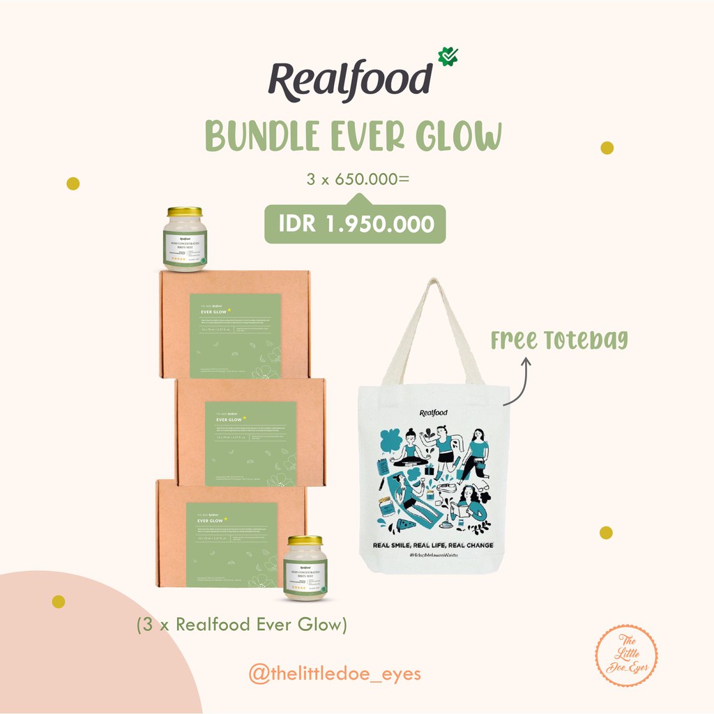 [READY] Realfood Bundle Ever Glow