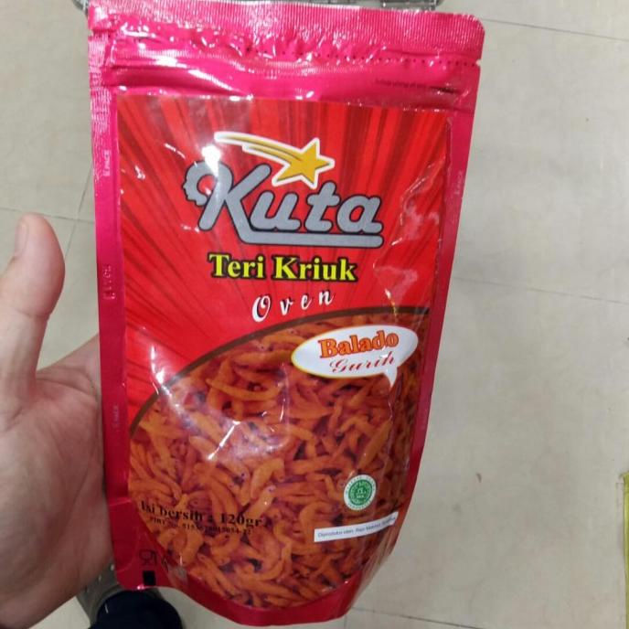 

Produk Unggulan] kuta. teri kriuk oven 120g. balado gurih