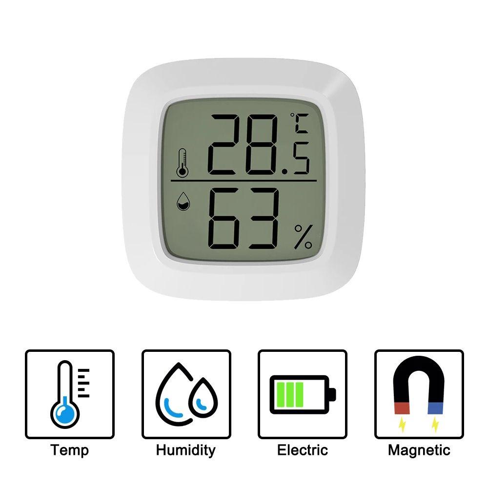 Top Digital Pengukur Suhu Kelembaban Suhu Rumah Termometer Mini Weather Station