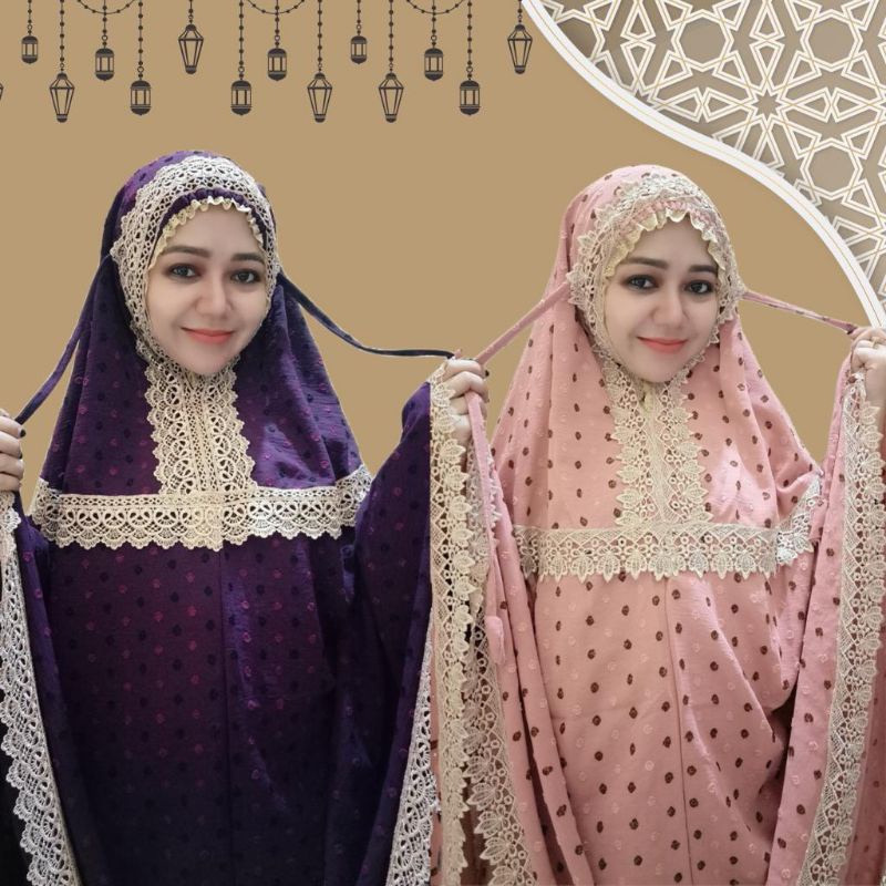 MUKENA URAGIRI TWOTONE RENDA GYPER