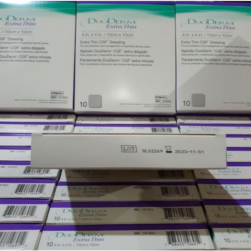 DuoDerm Extra Thin 10x10 ConvaTec ExtraThin