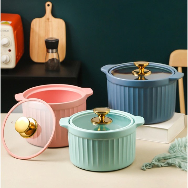 Panci Masak Sup Casserole Stew Keramik Tahan Panas / Panci Masak High Quality